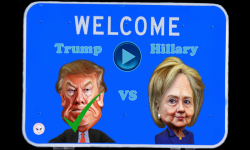 Trump vs Hillary Crazy Run screenshot 1/6