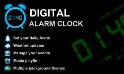 Digital Alarm Clock Pro screenshot 1/6