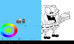 spongebob coloring book screenshot 2/4