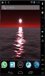 Red Moon Over Sea Live Wallpaper screenshot 1/2