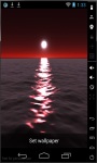 Red Moon Over Sea Live Wallpaper screenshot 2/2