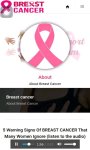 Breast cancer information screenshot 2/4