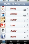55,000+ 3D Animations & Emoticons(for Mail,MMS,Facebook) screenshot 1/1