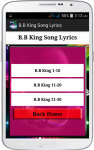 B B King Song Lyrics screenshot 2/4