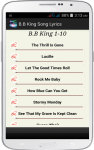 B B King Song Lyrics screenshot 3/4