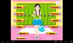 schoolgirl Dress Up screenshot 2/5