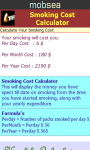 Smoking Cost Calculator v-1 screenshot 3/3