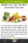 How to Lose Weight Fast Articel screenshot 5/5