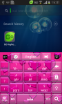 Go Keyboard Pink Love Free screenshot 3/6