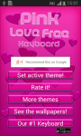 Go Keyboard Pink Love Free screenshot 5/6