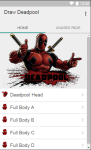 How to Draw Deadpool screenshot 1/6