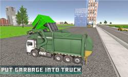 Flying Garbage Truck Simulator screenshot 2/4