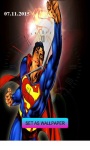 Superman-Clock Live Wallpaper screenshot 3/4