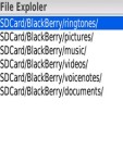 File Explorer Blackberry screenshot 3/5