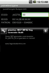 Jazztel Decrypter WEP KeyGen screenshot 1/1