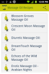 Massage Oil Recipes screenshot 1/3