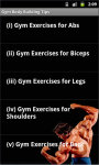 Gym Body Building_Tips screenshot 3/4