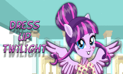 Dress up Twilight Sparkle pony to school screenshot 1/4