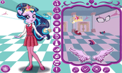 Dress up Twilight Sparkle pony to school screenshot 2/4