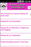 NIH: Breast Cancer Information screenshot 1/1