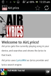 AirLyrics screenshot 1/3