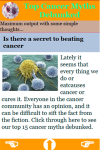 Top Cancer Myths Debunked screenshot 3/3