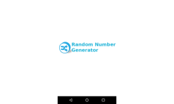 Random Number Generator App screenshot 1/6