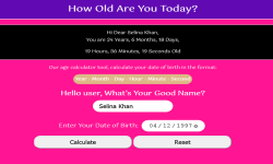 Age Calculator by Date of Birth Pro screenshot 1/2