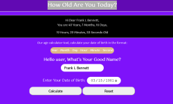 Age Calculator by Date of Birth Pro screenshot 2/2