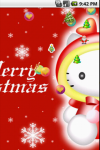 Hello Kitty Christmas Cute Live Wallpaper screenshot 1/4