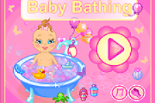 Cute Baby Taking Bath screenshot 1/3