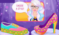Barbie Design My Emoji Shoes screenshot 1/4