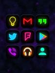 Neon Glow  Icon Pack indivisible screenshot 1/6