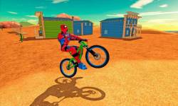 Super Spider Hero BMX Bicycle Stunts screenshot 4/4
