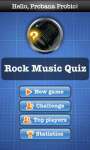 Rock Music Quiz free screenshot 1/6