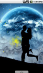 Romantic Couple Moon Light Live Wallpaper screenshot 1/4