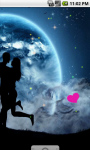 Romantic Couple Moon Light Live Wallpaper screenshot 3/4