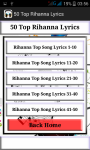 Rihanna Top Song Lyrics screenshot 2/4