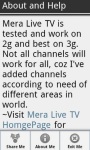 Mera Live Mobile TV screenshot 2/2