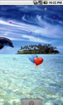 Lovely Dolphins Cute Live Wallpaper screenshot 3/4