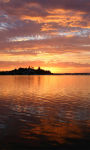 Sunset on a peaceful lake Wallpaper HD screenshot 3/3