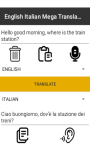 ENGLISH ITALIAN Mega Translator   screenshot 1/4