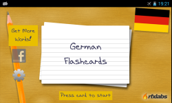 A German Flashcards App screenshot 1/4