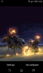 Ghost Rider Bike race Live Wallpaper screenshot 2/3