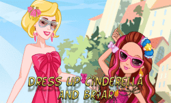 Dress up Cinderella and Briar Beauty screenshot 1/4