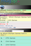 Olympic Game Duration quiz screenshot 2/3