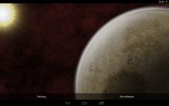 Rotating Planet Live Wallpaper screenshot 1/5