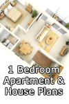 1 Bedroom Apartment/House Plans screenshot 1/5