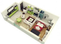 1 Bedroom Apartment/House Plans screenshot 5/5