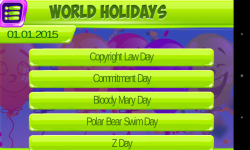 Holidays Of The World screenshot 1/5
